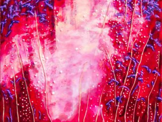 Acrylbild, Holz