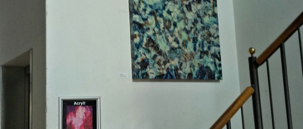 Das Acrylgemälde "Verborgene Schätze II" von Wally Bistrich